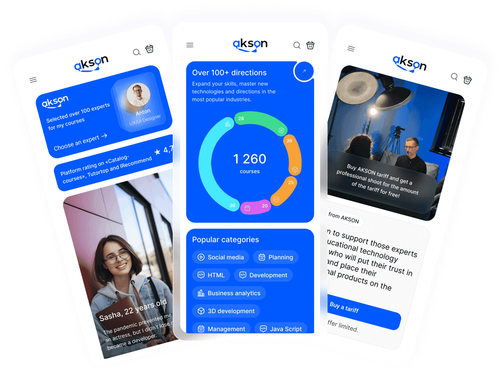 Website about the company and products 2